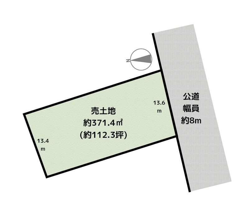 名古屋市守山区元郷1丁目 土地の図面