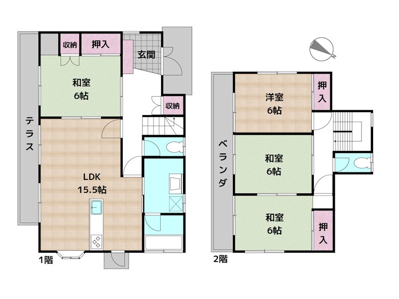 間取図・土地図