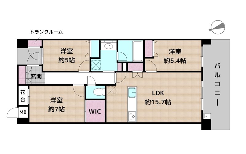 グランドメゾン扇町の図面