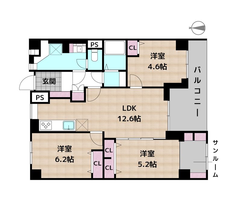 天白第二住宅4棟の図面