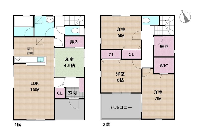 間取図・土地図