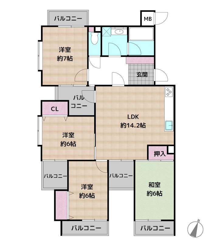 間取図・土地図