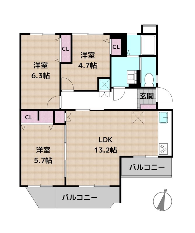 平和が丘住宅10号棟の図面