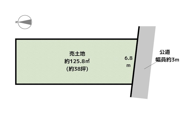 尾張旭市南原山町石原 2号地 土地の図面