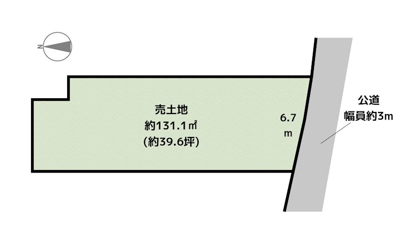 尾張旭市南原山町石原 3号地 土地の図面
