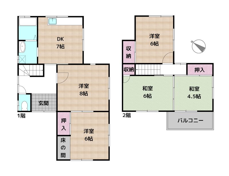 間取図・土地図