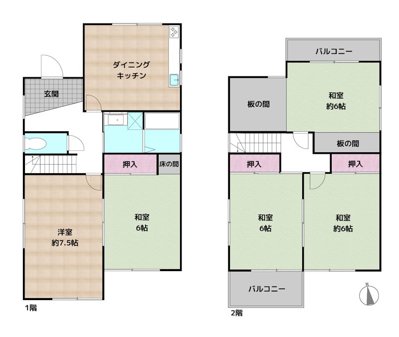 間取図・土地図
