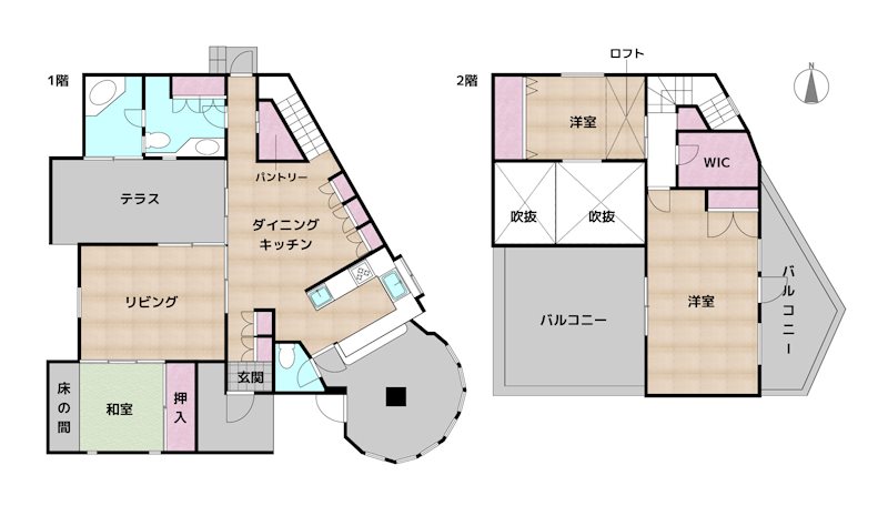間取図・土地図