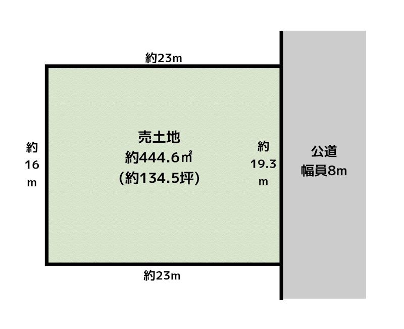 名古屋市名東区勢子坊3丁目 土地の図面
