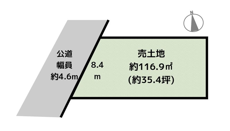名古屋市守山区大字中志段味字曲畷 7号地 土地の図面