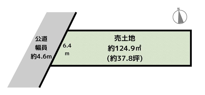 名古屋市守山区大字中志段味字曲畷 5号地 土地の図面