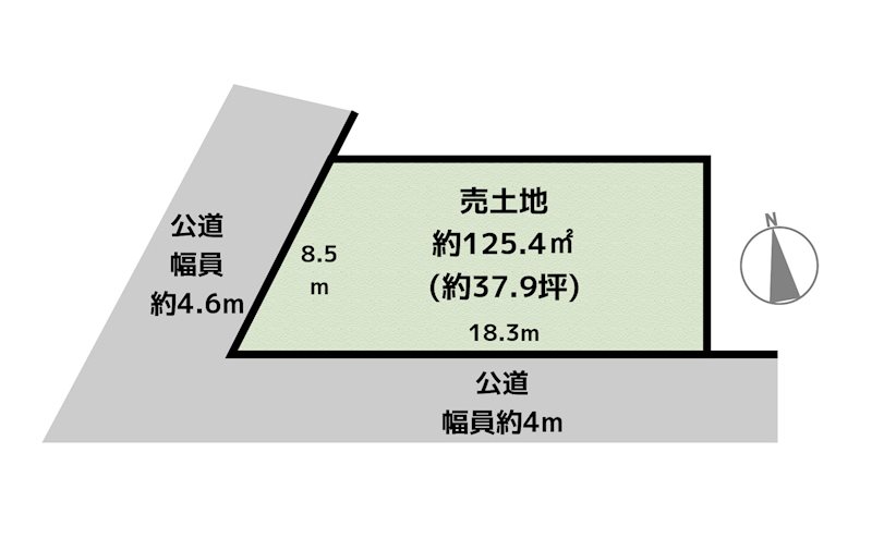名古屋市守山区大字中志段味字曲畷 3号地 土地の図面
