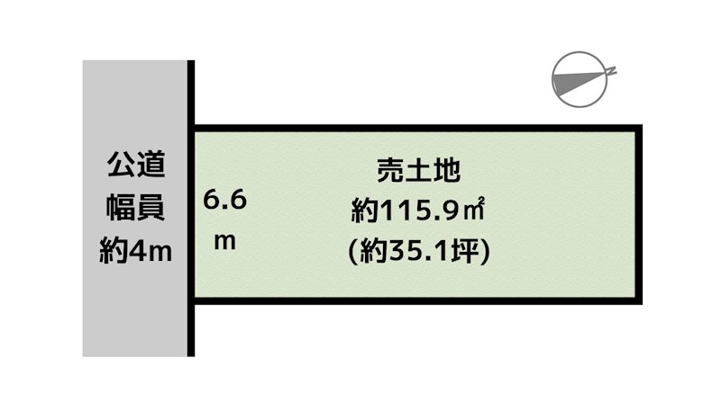名古屋市守山区大字中志段味字曲畷 2号地 土地の図面