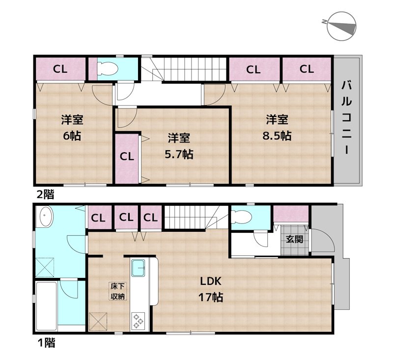間取図・土地図