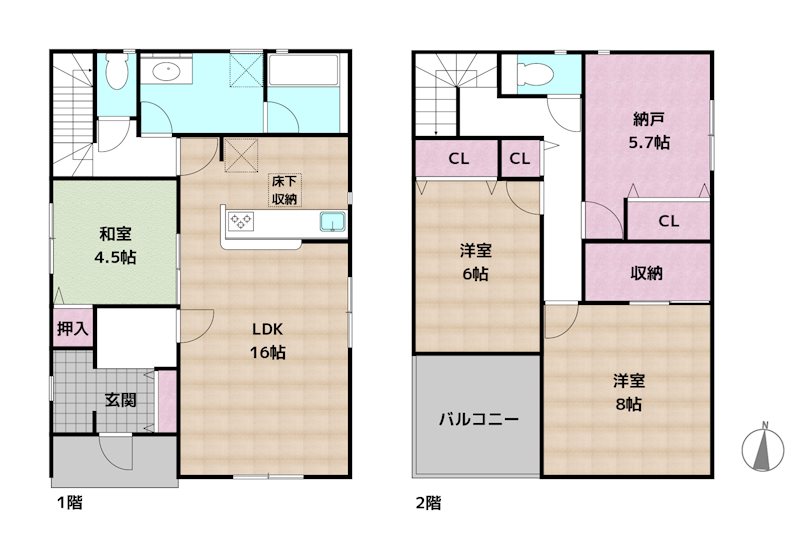 間取図・土地図