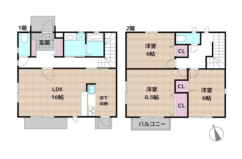 間取図・土地図