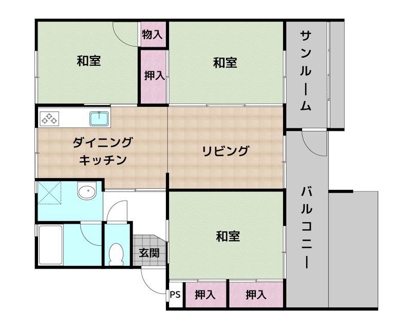 間取図・土地図