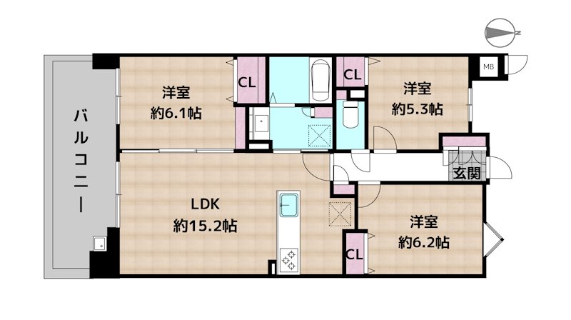 ライオンズマンション小幡城南の図面