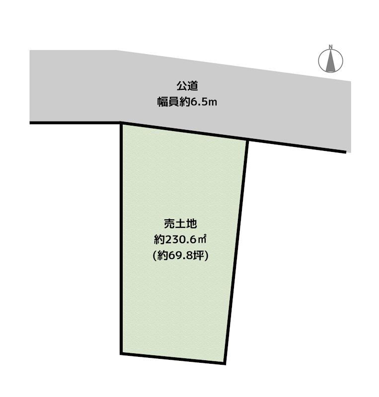 名古屋市名東区貴船2丁目 土地の図面