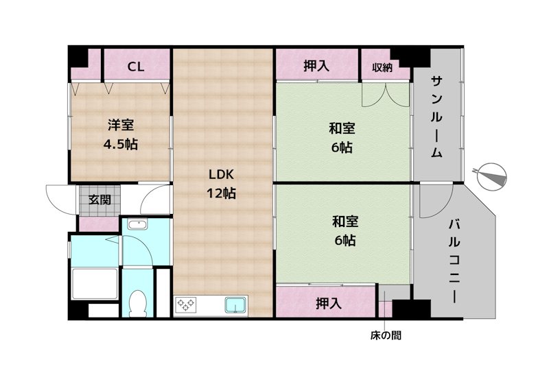 間取図・土地図