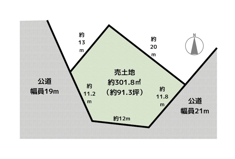 長久手市山野田 土地の図面