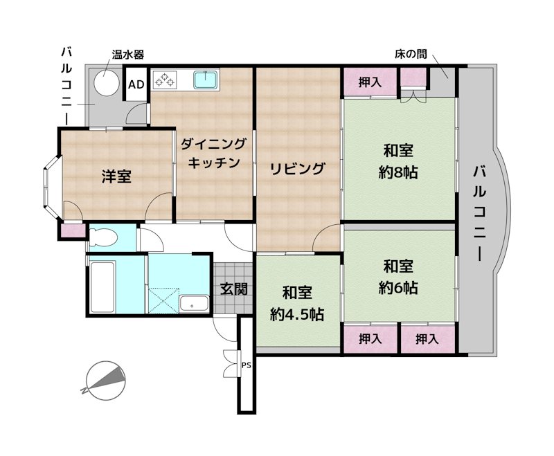 間取図・土地図