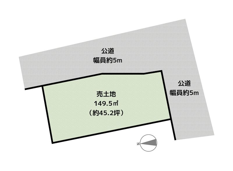 名古屋市守山区喜多山1丁目 土地の図面