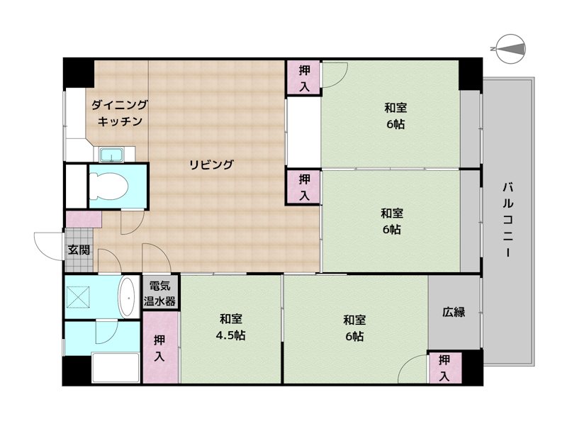 間取図・土地図