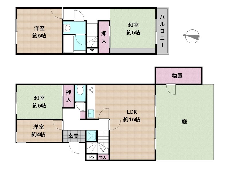八事表山住宅2号棟の図面