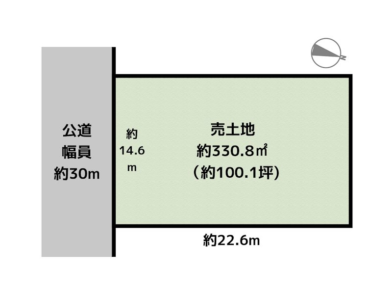 長久手市武蔵塚 土地の図面