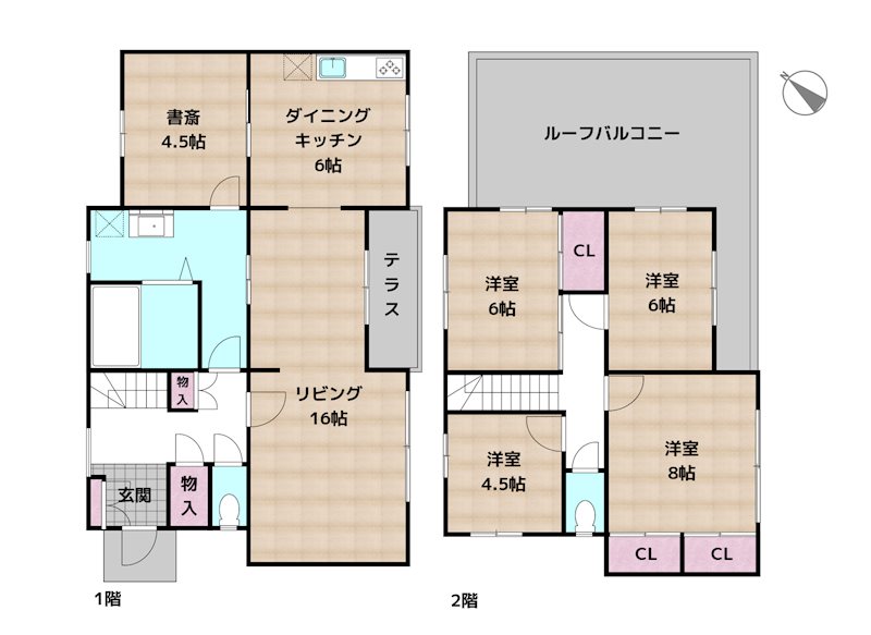 間取図・土地図