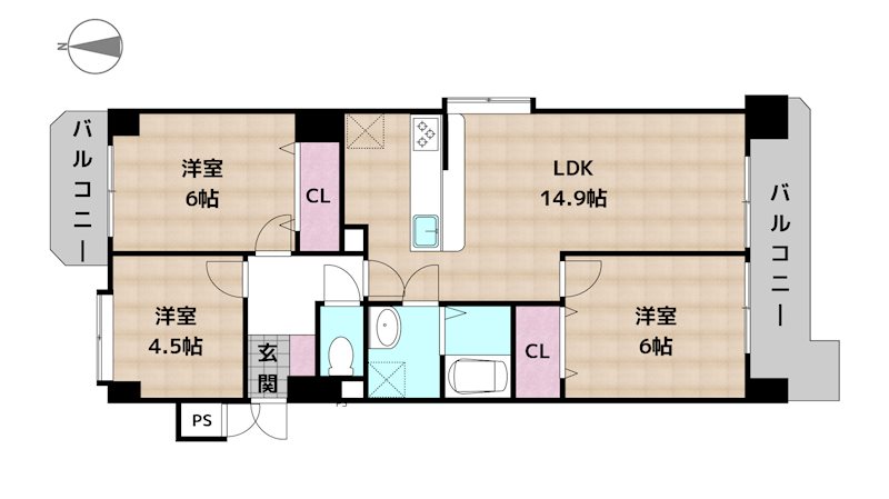 間取図・土地図