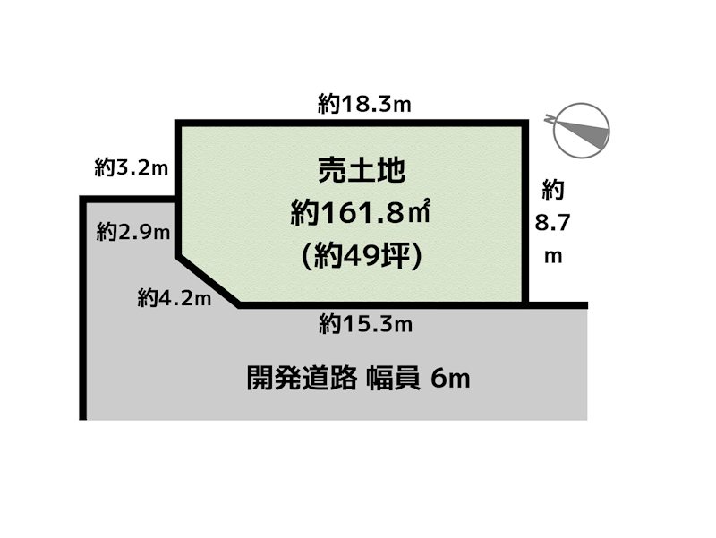 日進市赤池町箕ノ手 7号地 土地の図面