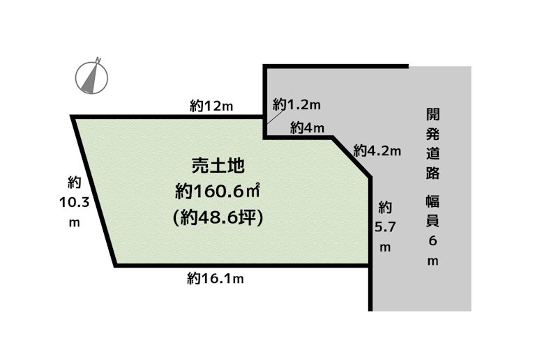 日進市赤池町箕ノ手 3号地 土地の図面