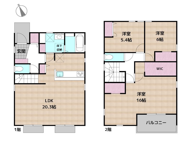 岡崎市真伝町字鐘鋳 中古一戸建ての図面