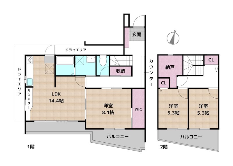 間取図・土地図