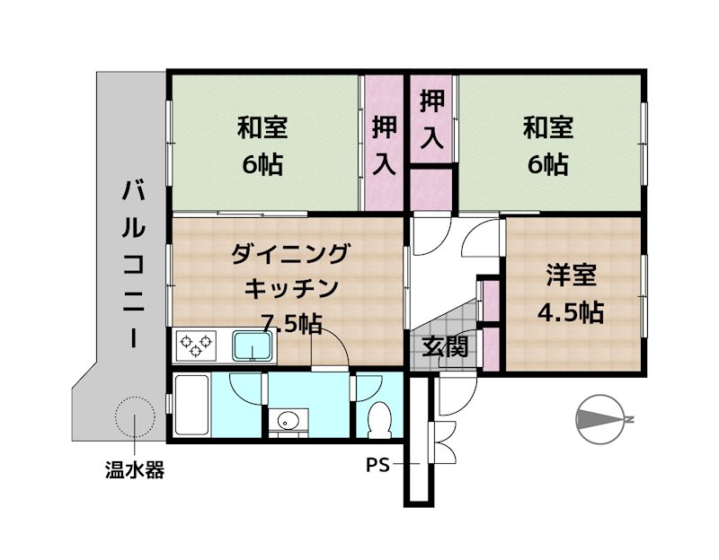 小幡ダイヤハイツの図面