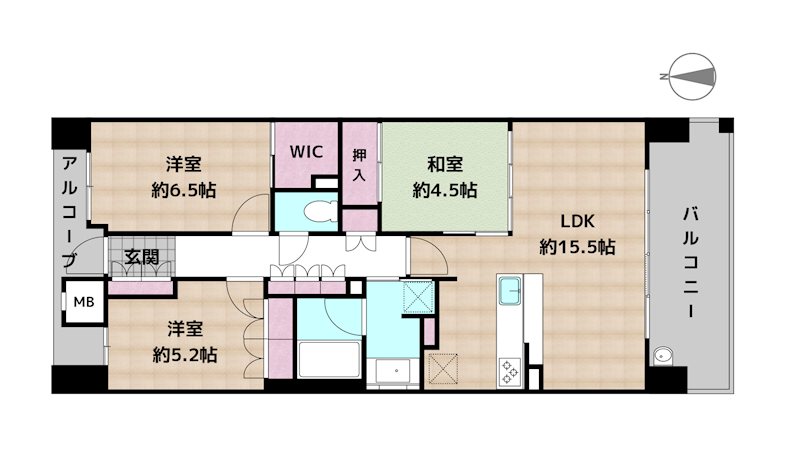 パークホームズ上社ガーデンヴィスタの図面