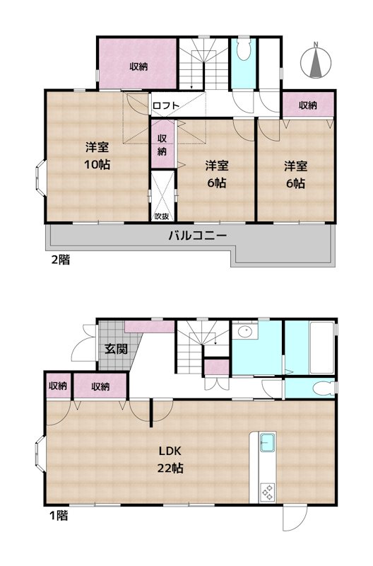 間取図・土地図