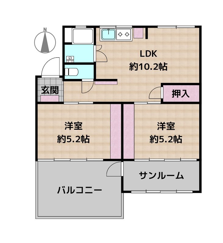 大森西住宅8号棟の図面
