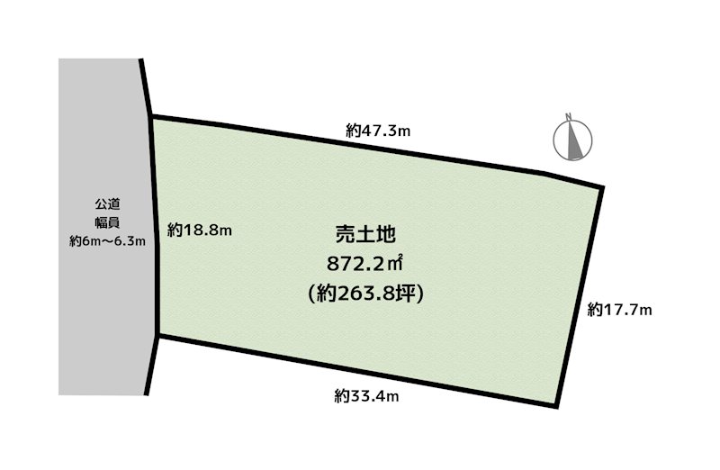 長久手市打越 土地の図面