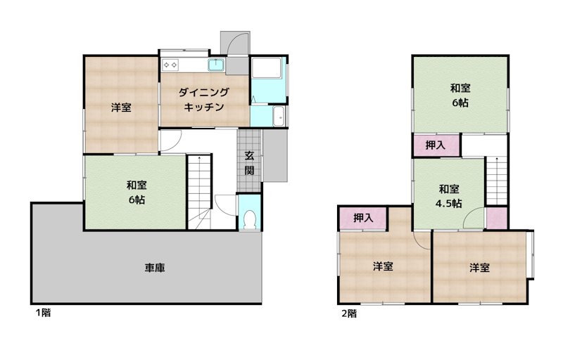 間取図・土地図