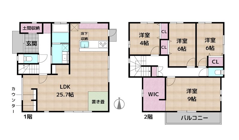 間取図・土地図