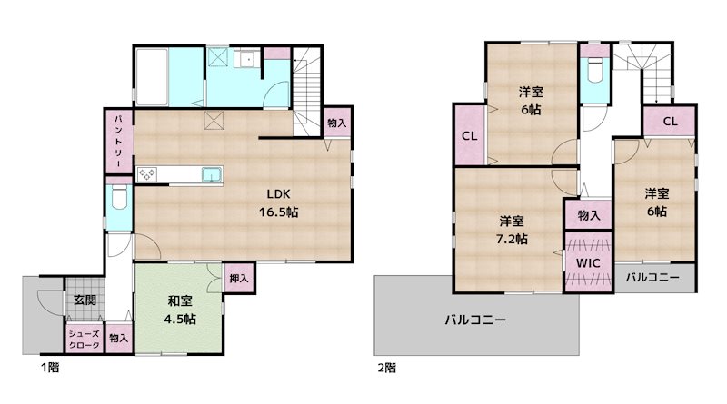 間取図・土地図
