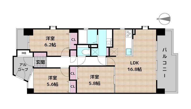ラ・ヴィアーレ喜多山の図面