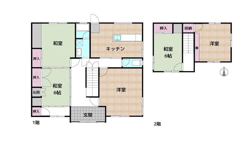 間取図・土地図
