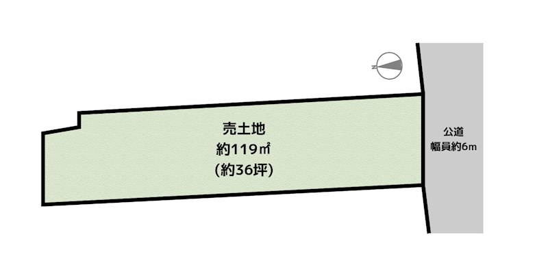 名古屋市名東区延珠町 土地の図面