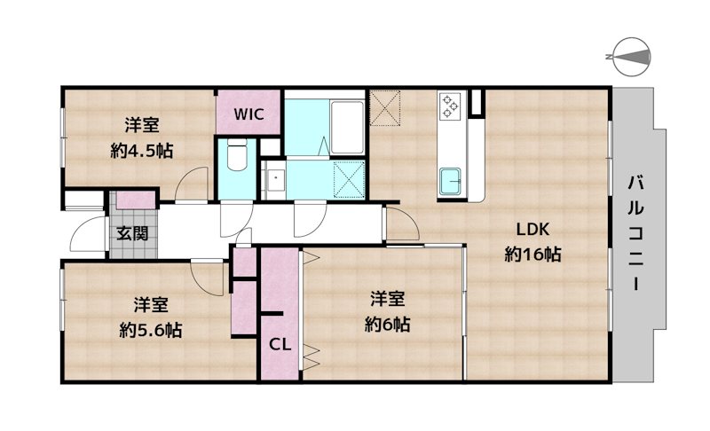 トーカンマンション社台の図面