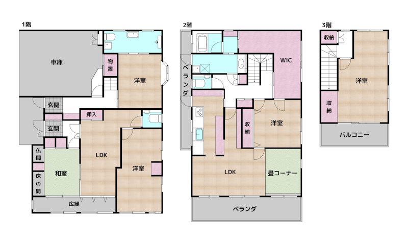 間取図・土地図