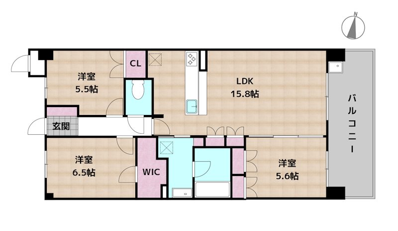 ライオンズ守山マークヒルズの図面